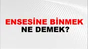 Ensesine Binmek