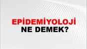 Epidemiyoloji