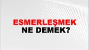 Esmerleşmek