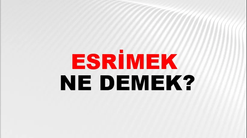 Esrimek Esrimek