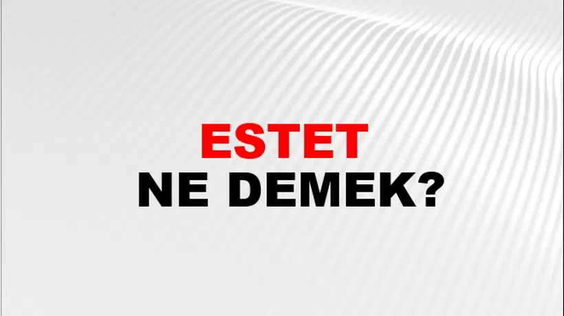 Estet Estet