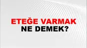 Eteğe Varmak