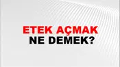 Etek Açmak