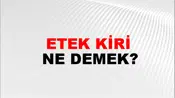Etek Kiri
