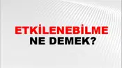 Etkilenebilme