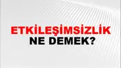 Etkileşimsizlik