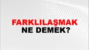 Farklılaşmak