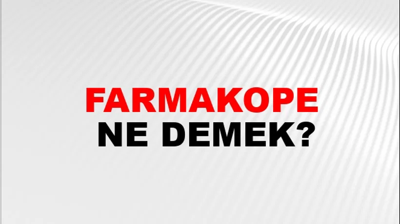 Farmakope Farmakope
