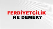 Ferdiyetçilik
