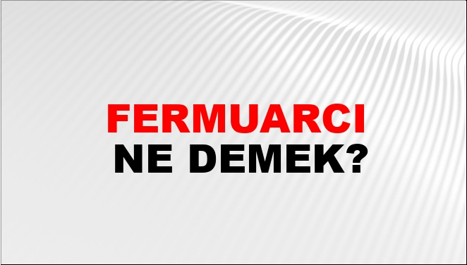 Fermuarcı Fermuarcı