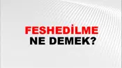 Feshedilme