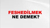 Feshedilmek