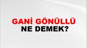 Gani Gönüllü