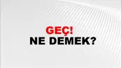Geç! (Veya geç efendim!)