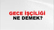 Gece İşçiliği