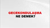 Gecekondulaşma