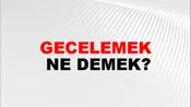 Gecelemek