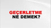 Geçerletme