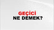 Geçici