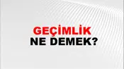 Geçimlik