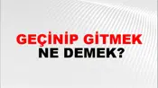 Geçinip Gitmek