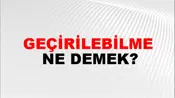 Geçirilebilme