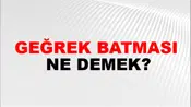 Geğrek Batması