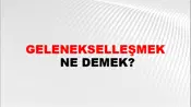 Gelenekselleşmek