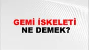 Gemi İskeleti