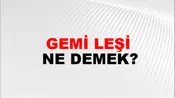 Gemi Leşi