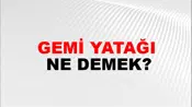 Gemi Yatağı