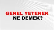 Genel Yetenek