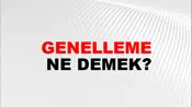 Genelleme