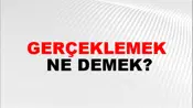 Gerçeklemek