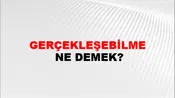 Gerçekleşebilme
