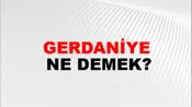 Gerdaniye