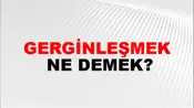 Gerginleşmek
