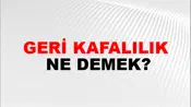 Geri Kafalılık