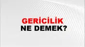 Gericilik