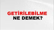 Getirilebilme