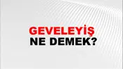 Geveleyiş