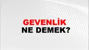 Gevenlik