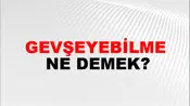 Gevşeyebilme