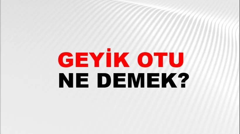 Geyik Otu Geyik Otu