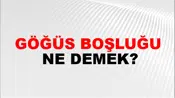 Göğüs Boşluğu
