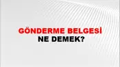 Gönderme Belgesi