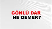 Gönlü Dar