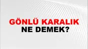 Gönlü Karalık