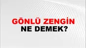 Gönlü Zengin