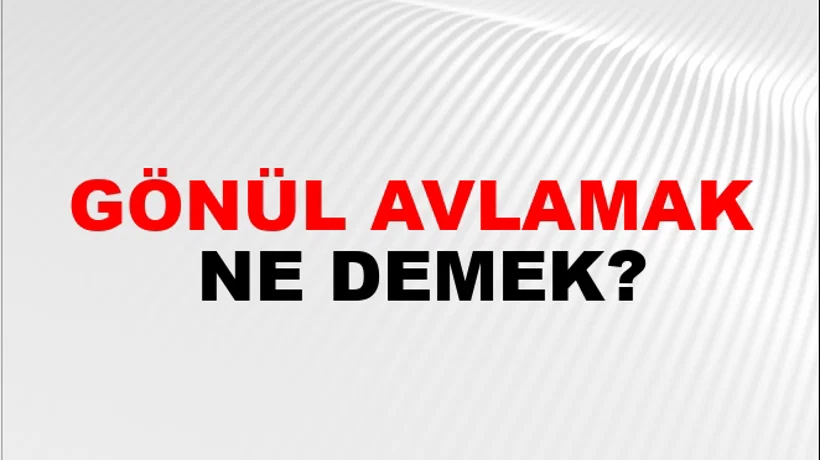 Gönül Avlamak Gönül Avlamak